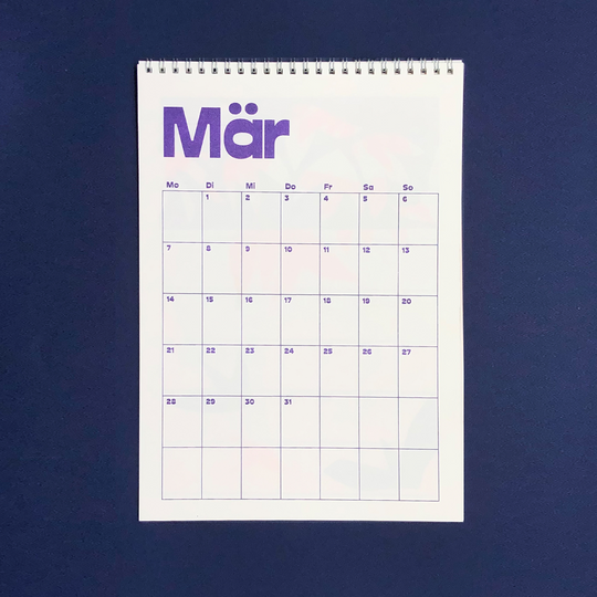 Studio Seis x Friends Riso Kalender 2022