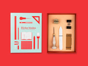 Set aus Buch „Bücher binden" und Buchbinde-Werkzeug-Kit von Anna Frey