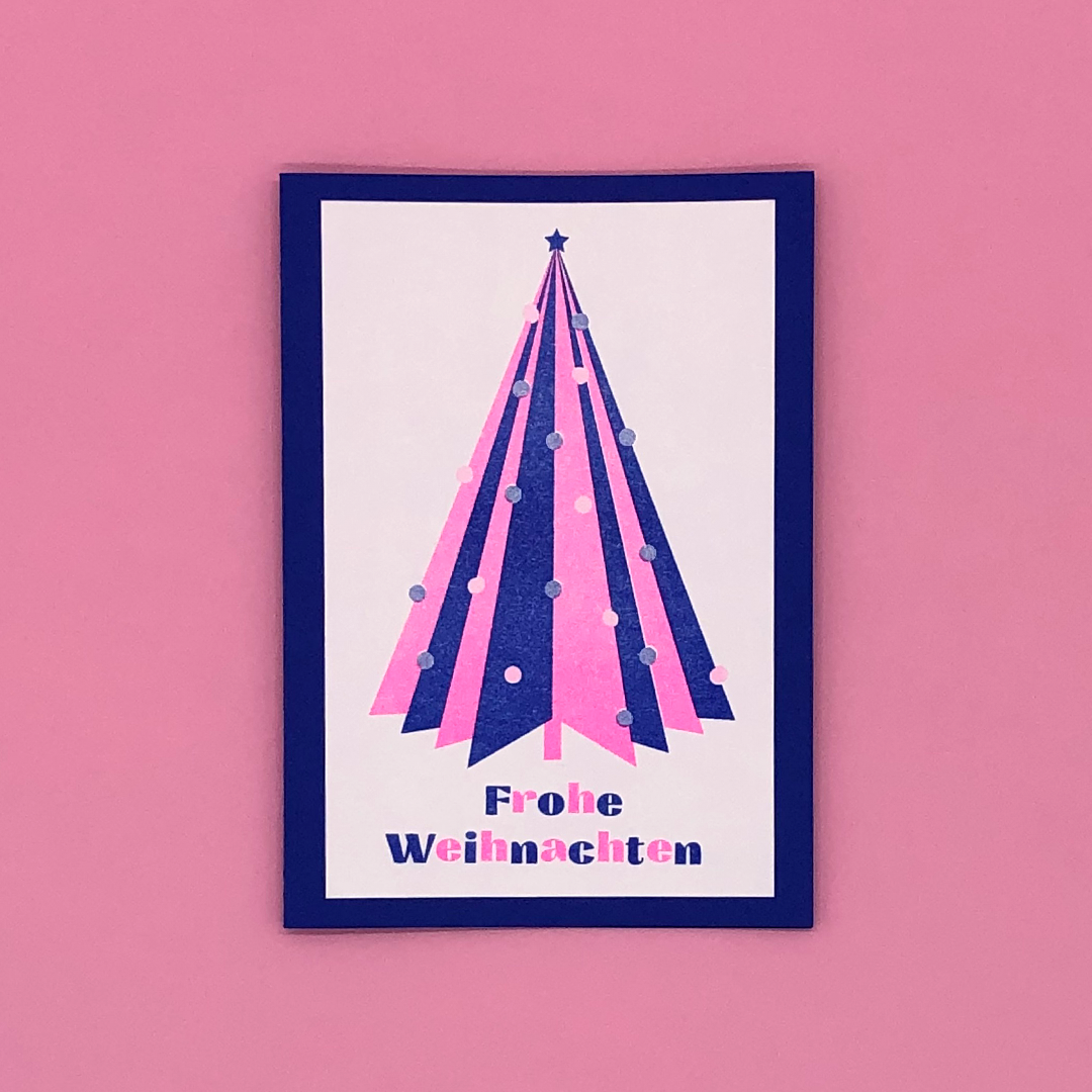 Set: Riso Weihnachtskarten